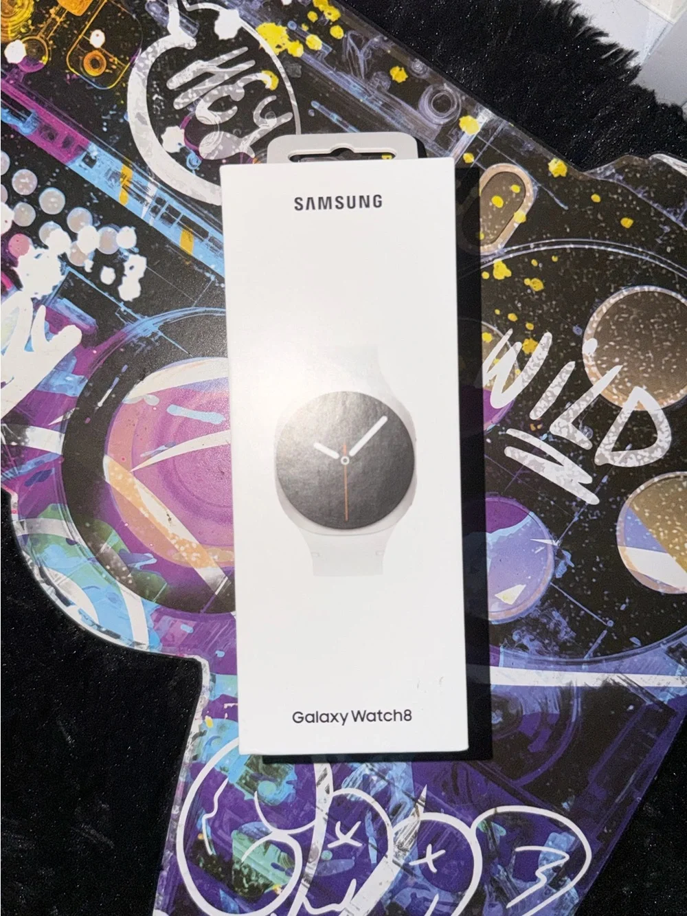 Samsung Galaxy Watch8 White Silicone Band